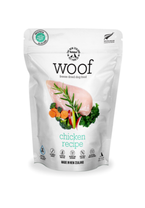 WOOF FREEZE DRIED CHICKEN - THE NEW ZEALAND NATURAL PET FOOD CO