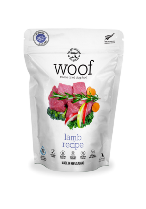 WOOF FREEZE DRIED LAMB - THE NEW ZEALAND NATURAL PET FOOD CO