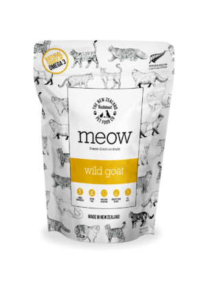 MEOW WILD GOAT TREAT - THE NEW ZEALAND NATURAL PET FOOD CO