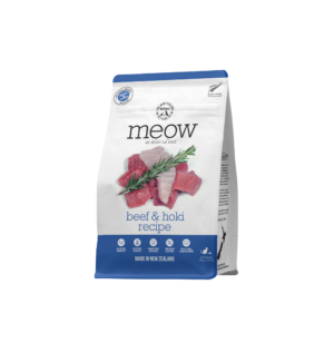 MEOW AIR DRIED BEEF & HOKI - THE NEW ZEALAND NATURAL PET FOOD CO