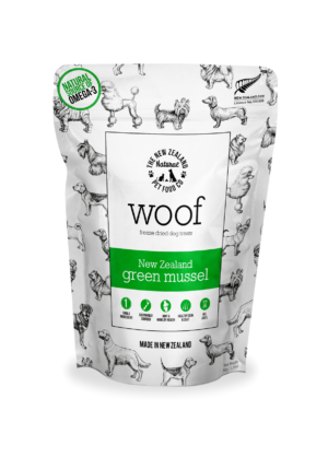 WOOF GREEN MUSSEL TREATS - THE NEW ZEALAND NATURAL PET FOOD CO